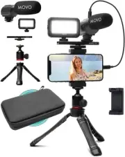 iVlogger Vlogging Kit for iPhone Lightning Compatible Video Vlog Kit Accessories