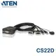 ATEN 宏正 CS22D 2埠 USB DVI-D / Cable KVM 帶線式切換器 / 數位切換入門款