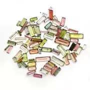 Natural Multi Tourmaline Baguette Cut Gemstone Lot 26 Pcs 1.50*3-3.50*9 MM 5 CT