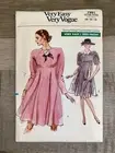 VOGUE Dress PATTERN 7351, Very Easy Very Vogue, Size 14-16-18, NEW UNCUT