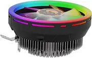 OSALADI Efficient Cooling CPU Fan 12cm Low Profile CPU Air Cooler Full Platform Support for Lga1151/1150/1155/1156 Pure Aluminum Heat Sink Down-Blowing for Safety