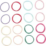 PHENOFICE Safe Flexible Loom Elastic Bands 16pcs Set for Weaving Crafts Potholder Loom Loop Replacement for Toddlers Boys and Girls Handmade DIY Toys