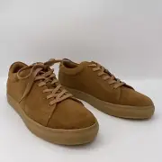 RM Williams Boots Mens AU 8 G US 9 Tan Suede Leather Lace Up Shoes Surry