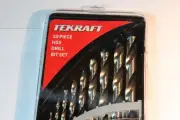 TEKRAFT QUALITY 10 PIECE HSS DRILL BIT SET TOOLS DIY DRIVER IMPACT HOLE SCREW