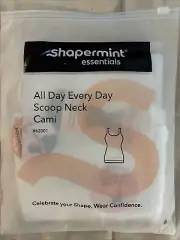 SHAPERMINT All Day Everyday Scoop Neck Cami White Size Large #62001