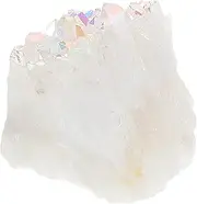 Raw Quartz Stones Angel Aura Crystal Cluster Druzy Crystals Wicca Room Decor Quartz Geode Crystal Cluster for Students Relaxation Gemstones