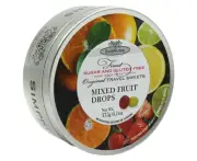 Simpkins Sugar Free Mixed Fruit Drops 175g Tin Sweets Candy Lollies