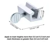Sliding Window Security Locks - Durable Metal Aluminum (4-Pack)