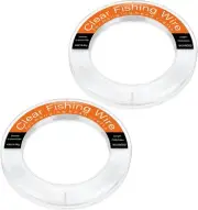 2pcs Clear Fishing Line Wire, 1510 ft Invisible Nylon String for White