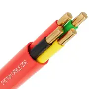 Syston 18/4 Fire Alarm Cable Wire Solid Copper FPLP/CMP Power Limited Unshielded