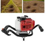 Post Hole Digger 2 Stroke 52CC Petrol Power Earth Auger Fence Borer Digger Drill