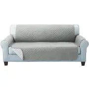 Sofa Cover Couch Covers 3 Seater Quilted Grey