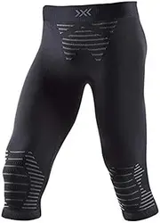 [X-Bionic] Men's Invent 4.0 Pants 3/4 Men Sports Trousers Running Jogging Training Fitness Gym Compression Baselayer Legging