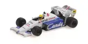 1:43 MINICHAMPS Toleman F1 Tg184 #19 Monaco Gp Dirty Vers. 1984 Senna 540843399