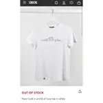 NEW LOOK A WORLD OF LOVE TEE IN WHITE_ASOS