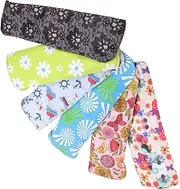 GOOHOCHY 6 Pack of Washable Sanitary Pads Women's Reusable Menstrual Pad Set for Travel Daily Needs