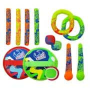 11pc Cooee Neoprene Mega Ball/Ring Pool Game Dive Kids Water Pool Toy Pack 6+