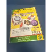 Crayola Create A Story Dice Game Creative Writing Home School Activity Art Kit