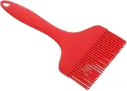 Wide Surface Oil Brush Brush Silicone Oil Cooking Kitchen Baking Silicone Baking Cooking Accessories Rolling Grilling Baskets BBQ Basting Mop Brisket Mop Kitchen BBQ Silica Gel Red