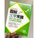 [近全新] 圖解文學常識 近全新 高中職 考用暢銷書 基測 學測 國家考試高分 必讀寶典 教甄 老師 教檢