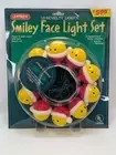 Vintage Joybrite Santa Hat Smiley Face Christmas Lights 90's String Set Of 10