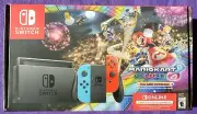 *NEW* Nintendo Switch Console Mario Kart 8 Deluxe Bundle Neon Blue/Red Joy-Con