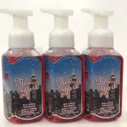 3 BATH & BODY WORKS NEW YORK BIG APPLE SPARKLER GENTLE FOAMING HAND SOAP 8.75 OZ