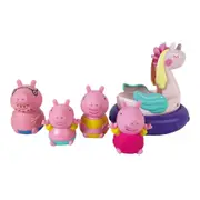 5pc Peppa Pig Bath Squirter Fun Toy Play Set Kids/Children Toddler 18m+