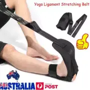 Ligament Stretcher Belt Elastic Band Stretching Leg Training Foot Ankle Strap TO