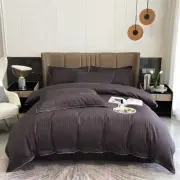 4 Pcs Bedding Set Fashion Cotton Bed Sheet Quilt Cover Animal Print Comfortable