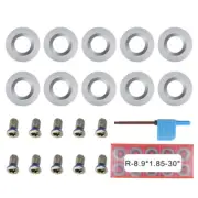 CNC Carbide Cutters Inserts Set for Wood Lathe Turning Tool Supplied with Screws