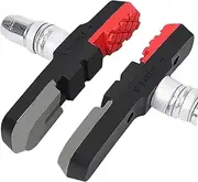 Bike Brake Pads - Silent Brake Pads V Brake Shoes | Bicyclee V-brakee Blocks Shoes | Stable and Powerful Braking Replacement for Mountain Bicycles Accessories for Most Mountain Bike & Road Bike, No N