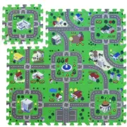 Floor Mats Foam Play Mat Interlocking Tiles for Kids Toddlers Non Toxic Playroom