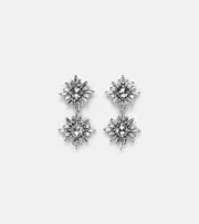 [Suzanne Kalan] Suzanne Kalan 18kt white gold drop earrings with diamonds One Size silver