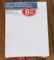 Artists's Loft Basics 8 Pack Canvas Panels 9 in x 12 in New! Free Shipping!
