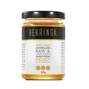 BERRINGA HONEY Berringa Australian Pure Organic Raw & Unfiltered Honey 500g