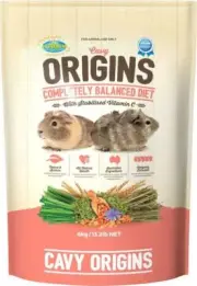 Vetafarm Origins Cavy Diet for Pet & Breeder Guinea Pig 6KG