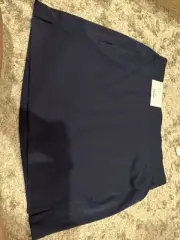 Lady Hagen Side Pleat Golf Skort Size Large Dark Blue 16"