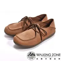 在飛比找momo購物網優惠-【WALKING ZONE】可踩式雙穿休閒女鞋(棕)