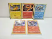 Assorted Pokémon Holo Cards, Various Sets