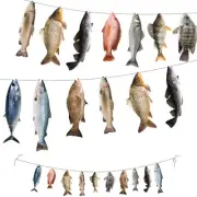 Gone Fishing String Hanging Banner for Birthday Welcome Home Vacation Family ...