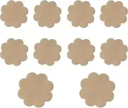 [Mengdiyi] 10 Pieces Disposable Nipple Covers for Women – Self-Adhesive No Show Pasties, Hypoallergenic & Breathable, Invisible Under Clothing, 2.36 Inch Matte Finish (No Residue, No Irritation)