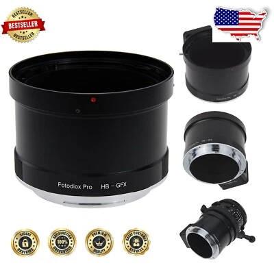 Hasselblad V-Mount Lens Adapter for Fujifilm G-Mount GFX Cameras, 24-Month Wa...