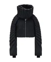 Moncler Rick Owens Radiance Convertible Puffer Jacket 00 Black