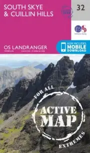Ordnance Survey - South Skye Cuillin Hills 032 - New Sheet map - 7 - H245z