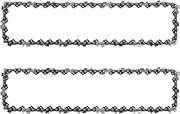 [AAAQQ] 12 Inch Chainsaw Chain for CRAFTSMAN CMCCS620 CMCCS620B CMCCS620M1 Chainsaw 12" Replacement Chain for Black+Decker LCS1240 LCS1240B Chain Saw-3/8'' .043'' 45 DL(2 pcs)