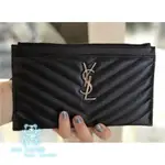 YSL 504922 MONOGRAMME 荔枝紋拉鍊式手拿包 SAINT LAURENT 手拿包陳