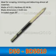 10 pieces Deburring tool Mini Scraper blade Applicable to BD5010