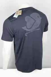 Puma Men's Cloudspun T Shirt Love Golf Tee Birdie Heart M Medium Navy Blazer