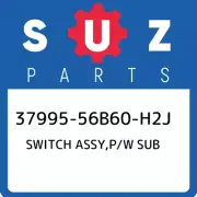 37995-56B60-H2J Suzuki Switch assy,p/w sub 3799556B60H2J, New Genuine OEM Part